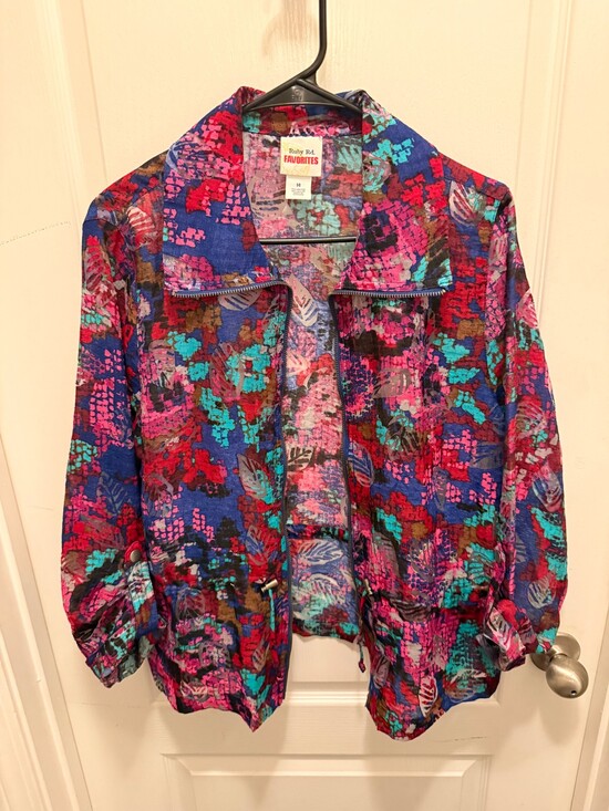 Ruby Rd. Tops - Ruby Rd. Favorites, Women's Floral Jacket, Size 14